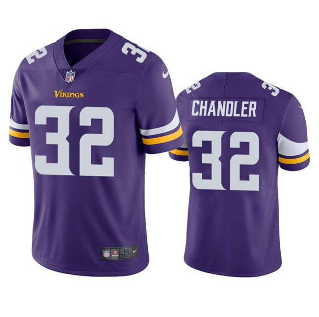 Men's Minnesota Vikings #32 Ty Chandler Purple 2023 F.U.S.E. Vapor Untouchable Limited Stitched Jersey