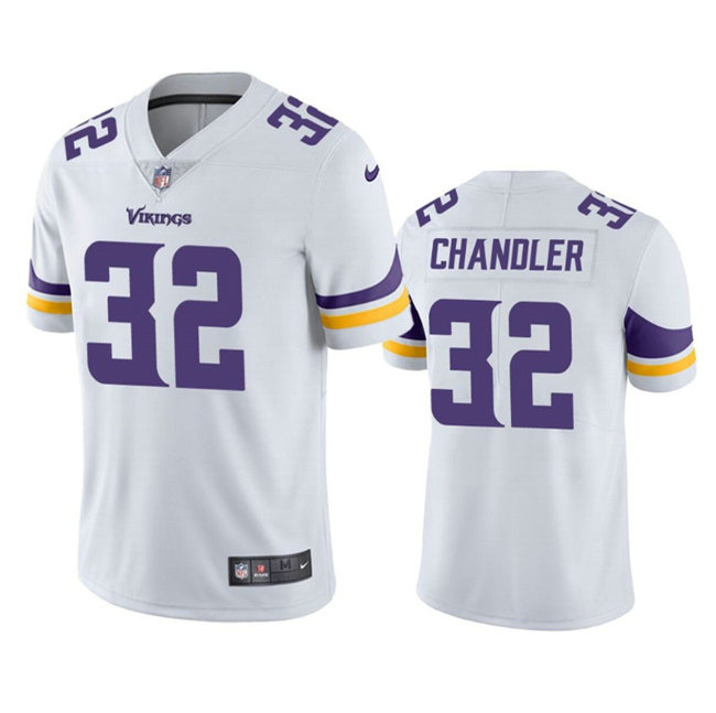 Men's Minnesota Vikings #32 Ty Chandler White 2023 F.U.S.E. Vapor Untouchable Limited Stitched Jersey