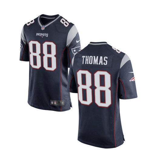 Men's New England Patriots #88 Demaryius Thomas Vapor Limited Blue Jersey