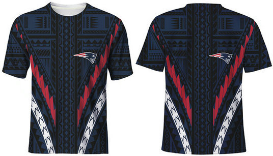 Men's New England Patriots Navy T-Shirts