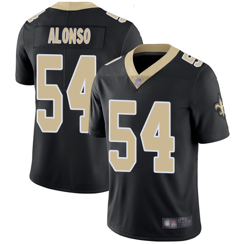 Men's New Orleans Saints #54 Kiko Alonso Black Vapor Untouchable Limited Jersey
