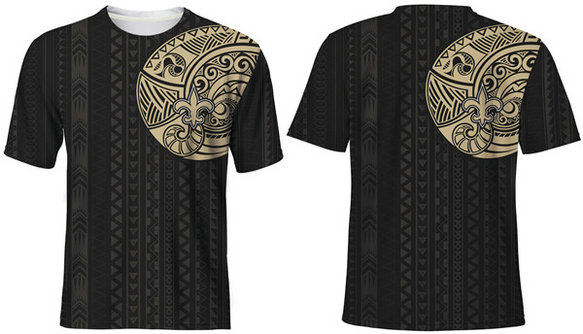 Men's New Orleans Saints Black T-Shirt