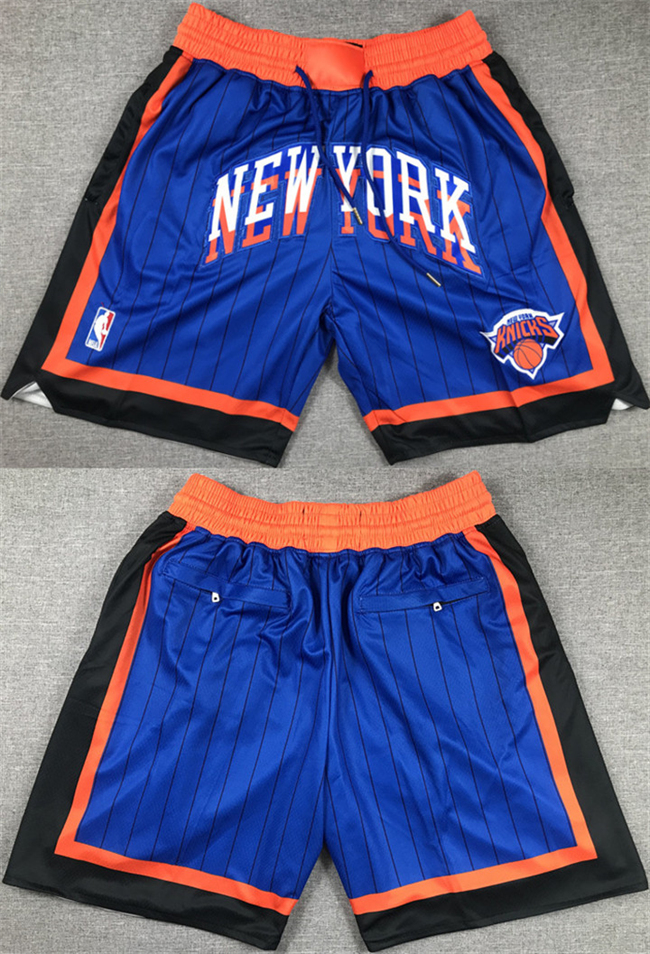 Men's New Yok Knicks Royal City Edition Shorts 
