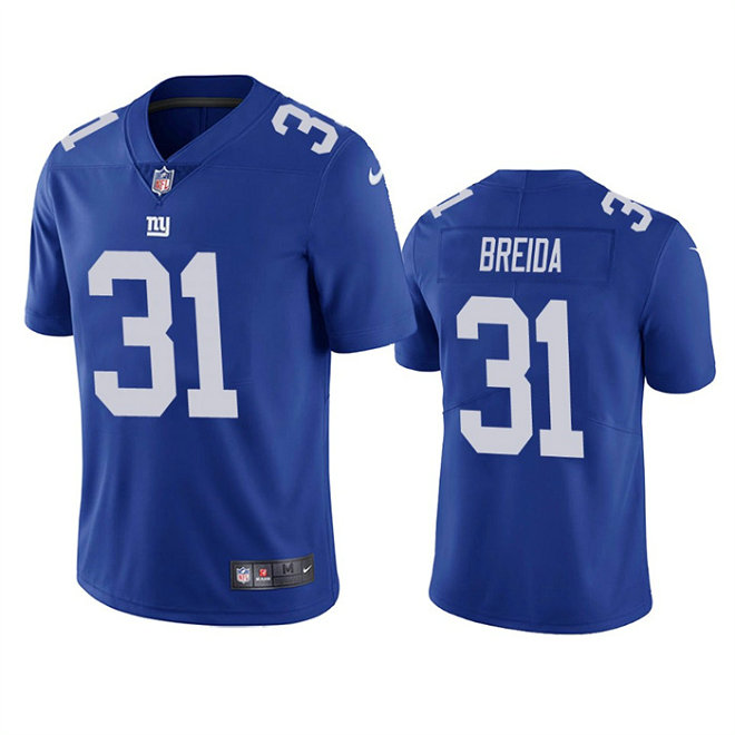 Men's New York Giants #31 Matt Breida Blue Vapor Untouchable Limited Stitched Jersey