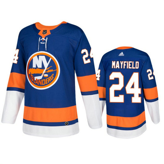 Men's New York Islanders #24 Scott Mayfield Royal Stitched Jersey