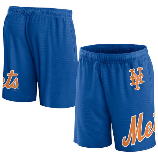 Men's New York Mets Royal Clincher Mesh Shorts