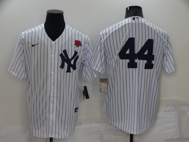 Men's New York Yankees #44 Reggie Jackson White Cool Base Stitched Baseball Jerseys