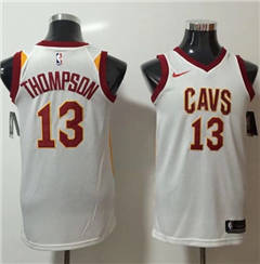 Men's Nike Cleveland Cavaliers #13 Tristan Thompson White NBA Swingman Association Edition Jersey