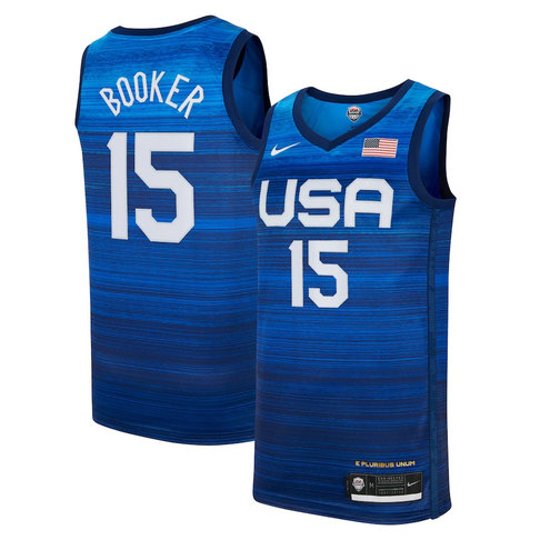 Men's Nike Devin Booker Navy USA Basketball 2020 Summer Olympics Player Jersey