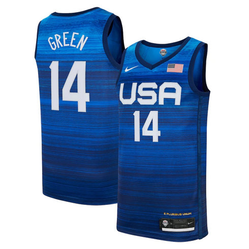 Men's Nike Draymond Green Navy USA Basketball 2020 Summer Olympics Player Jersey