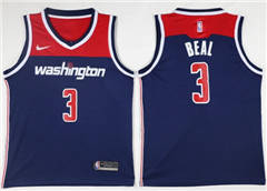 Men's Nike Washington Wizards #3 Bradley Beal Navy Blue NBA Swingman Statement Edition Jersey