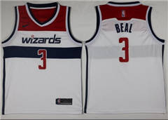 Men's Nike Washington Wizards #3 Bradley Beal White Association Edition NBA Swingman Jersey