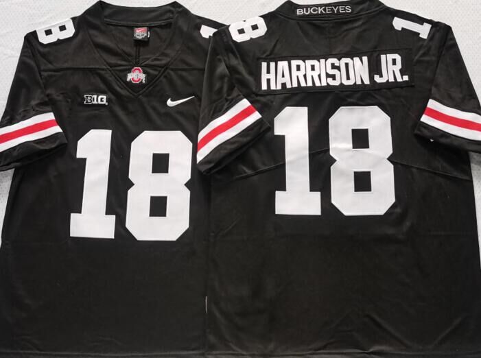 Men's Ohio State Buckeyes #18 Marvin Harrison JR Brown 2023 F.U.S.E. Limited Stitched Jersey
