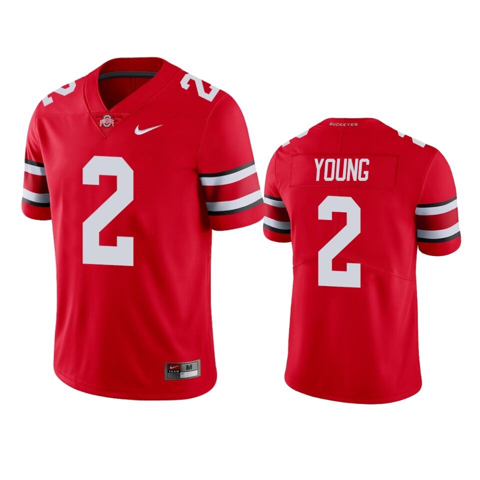 Men's Ohio State Buckeyes #2 Chase Young Scarlet College Football Stitched Jersey