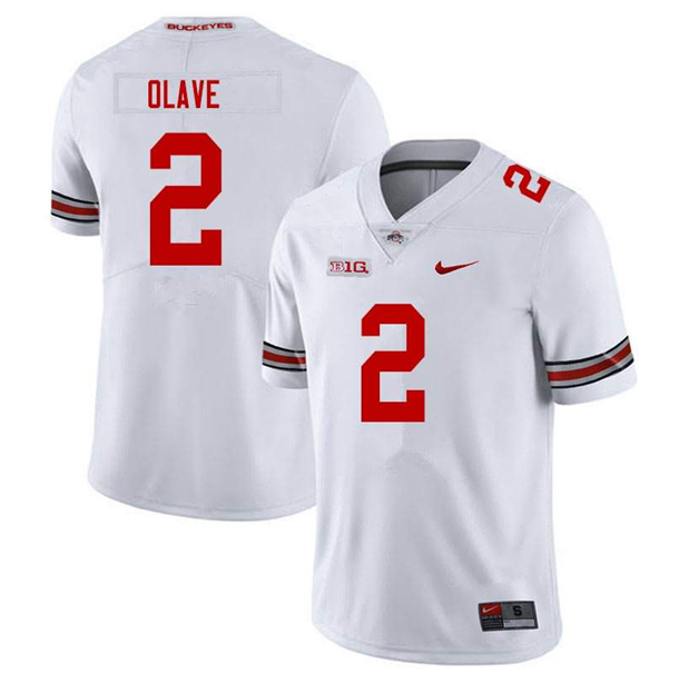 Men's Ohio State Buckeyes #2 Chase Young White Stitched Jersey