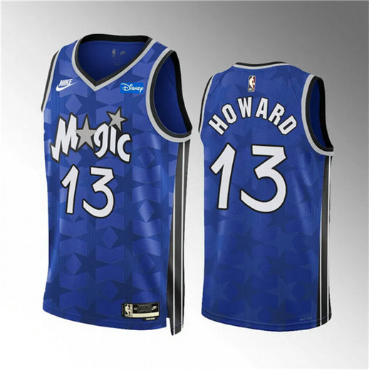 Men's Orlando Magic #13 Jett Howard Blue 2023 24 Classic Edition Stitched Basketball Jersey