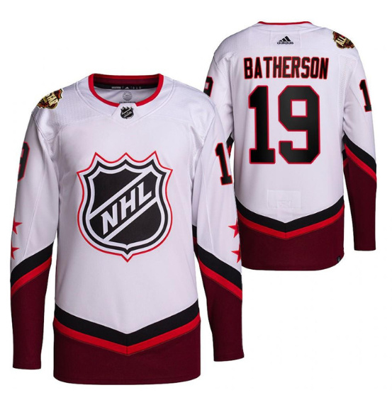 Men's Ottawa Senators #19 Drake Batherson 2022 All-Star White Stitched Jersey