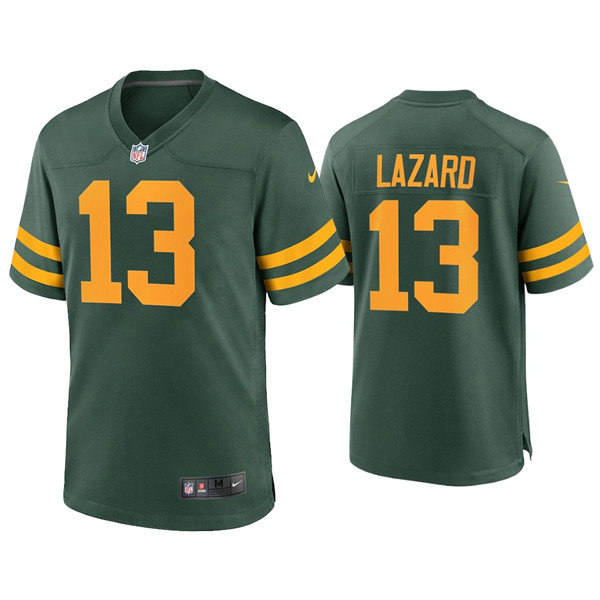 Men's Packers #13 Allen Lazard Alternate Limited Green Jersey