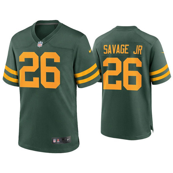 Men's Packers #26 Darnell Savage Jr. Alternate Limited Green Jersey