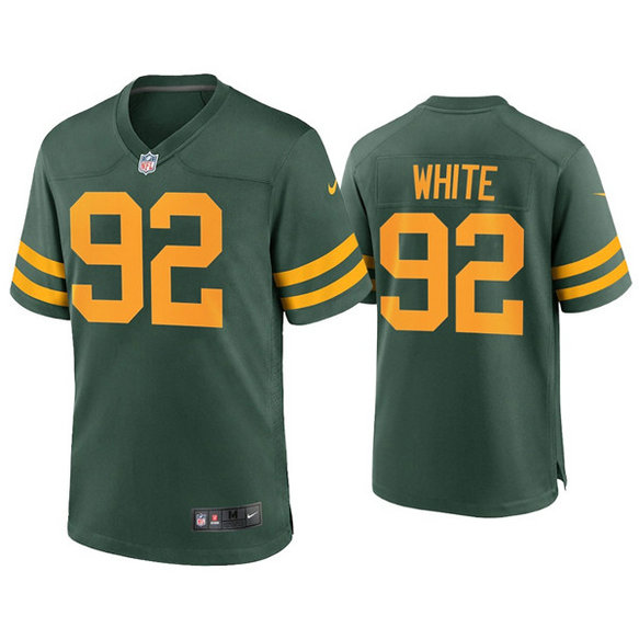 Men's Packers #92 Reggie White Green Alternate Limited Jersey
