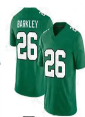 Men's Philadelphia Eagles #26 SAQUON BARKLEY Green Vapor Untouchable Limited Stitched Football Jersey