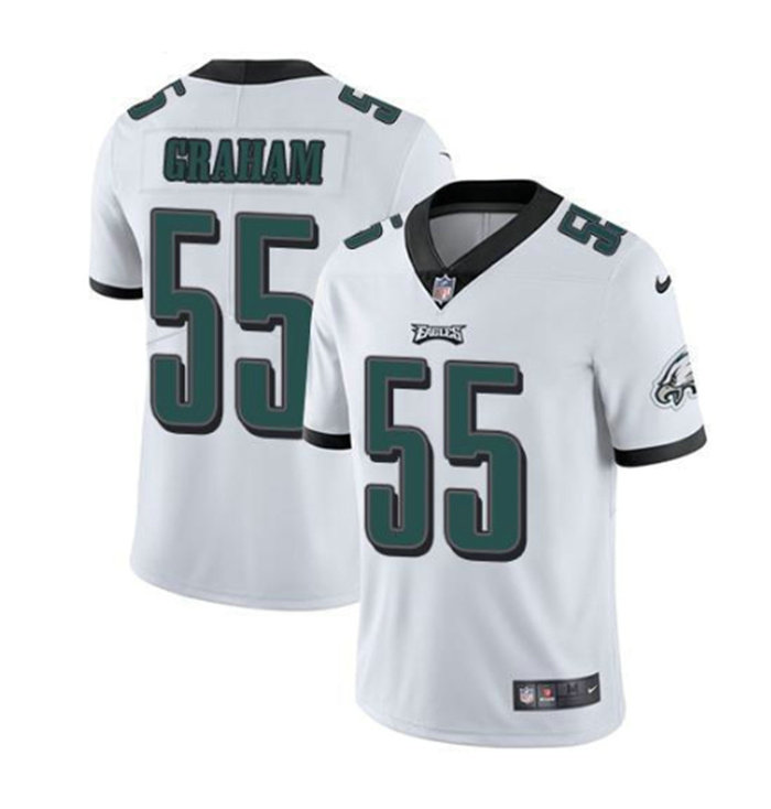 Men's Philadelphia Eagles #55 Brandon Graham White Vapor Untouchable Limited Stitched Jersey