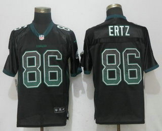 Men's Philadelphia Eagles #86 Zach Ertz Black Drift Stitched NFL Nike Fashion Jersey