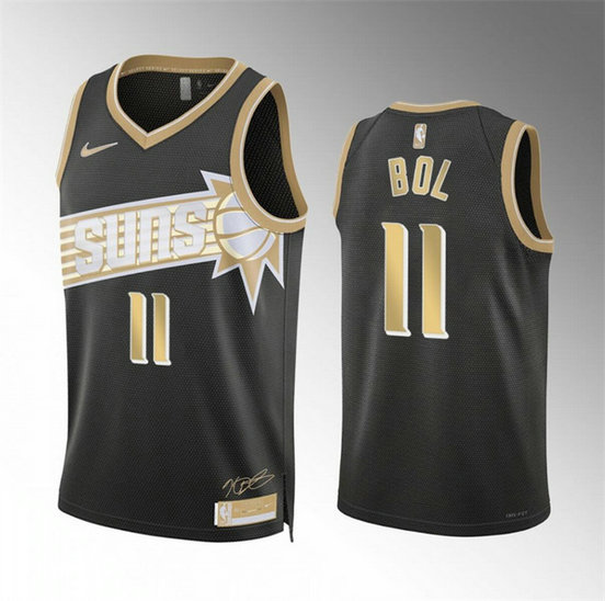 Men's Phoenix Suns #11 Bol Bol Black 2024 Select Series Stitched Basketball Jersey