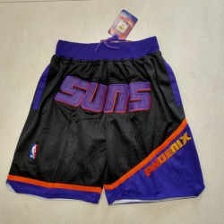 Men's Phoenix Suns Black Pocket Shorts 1