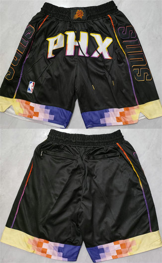 Men's Phoenix Suns Black Shorts 