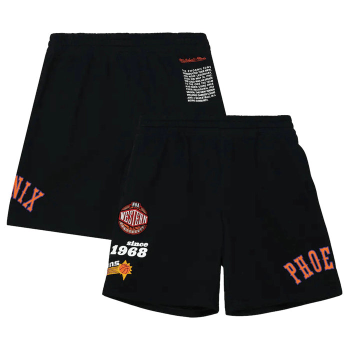 Men's Phoenix Suns Black Shorts 002