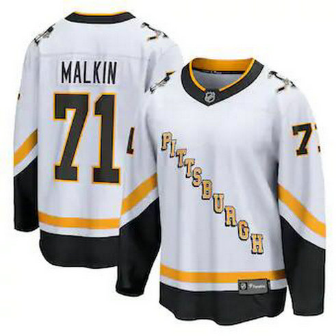 Men's Pittsburgh Penguins #71 Evgeni Malkin Reverse Retro Jersey