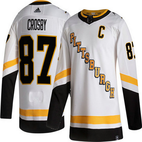 Men's Pittsburgh Penguins Sidney Crosby #87 Reverse Retro Jersey