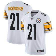 Men's Pittsburgh Steelers #21 Norwood White Vapor Untouchable Limited Stitched Jersey