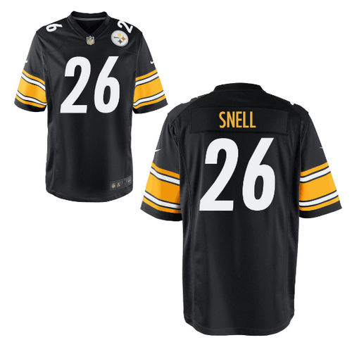Men's Pittsburgh Steelers #26 Benny Snell Jr Black Vapor Limited Jersey