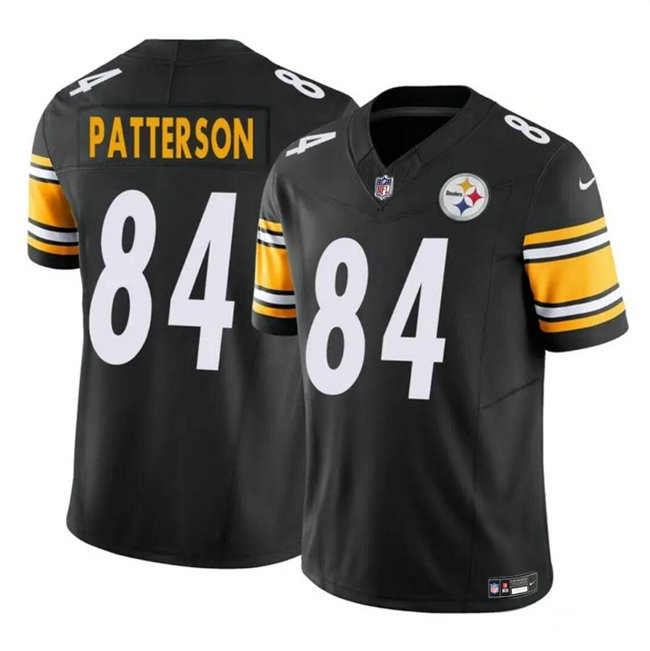 Men's Pittsburgh Steelers #84 Cordarrelle Patterson Black 2024 F.U.S.E. Vapor Untouchable Limited Stitched Jersey