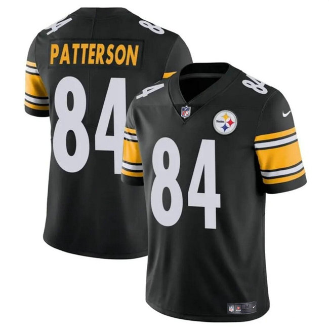 Men's Pittsburgh Steelers #84 Cordarrelle Patterson Black Vapor Untouchable Limited Stitched Jersey