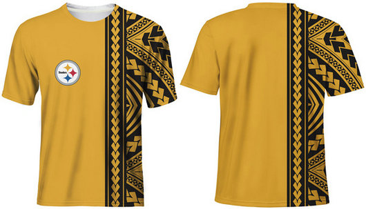 Men's Pittsburgh Steelers Yellow T-Shirt