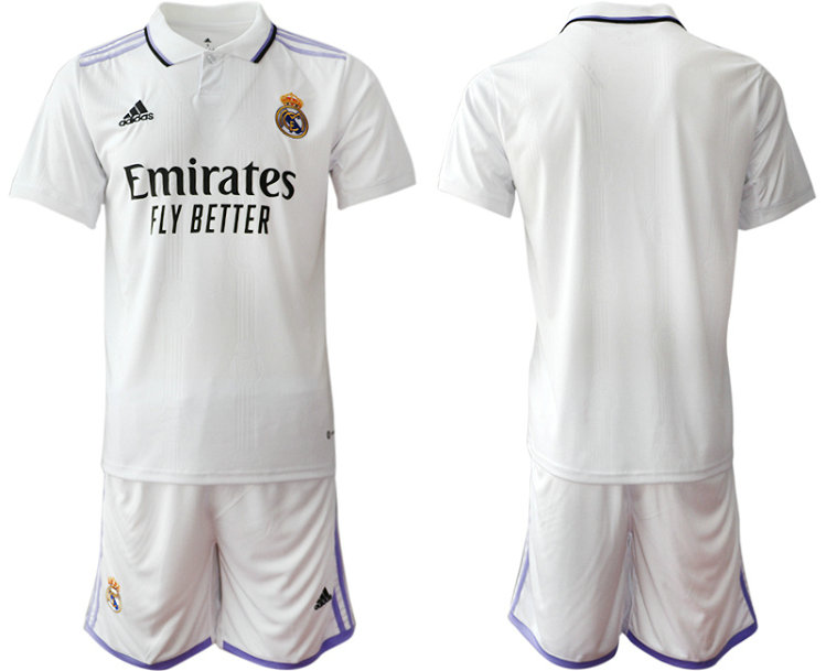 Men's Real Madrid Home Blank Jersey