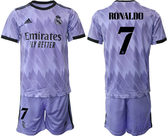 Men's Real Madrid away #7 Ronaldo Jersey