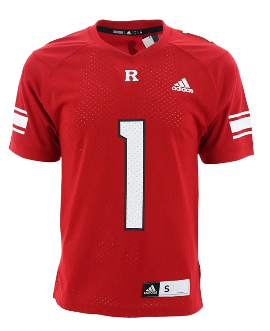 Men's Rutgers Scarlet Knights #1 Red Stitched Jersey