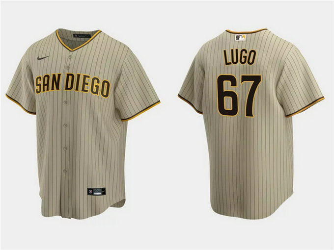 Men's San Diego Padres #67 Seth Lugo Tan Cool Base Stitched Jersey