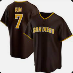 Men's San Diego Padres #7 Ha Seong Kim Brown Stitched MLB Cool Base Nike Jersey