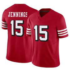 Men's San Francisco 49ers #15 Jauan Jennings New Red Vapor Untouchable Limited Stitched Football Jersey