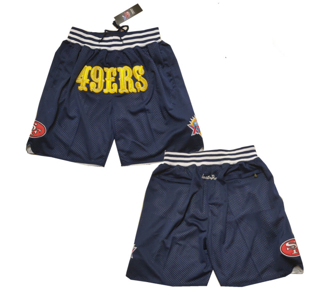 Men's San Francisco 49ers Navy Shorts 