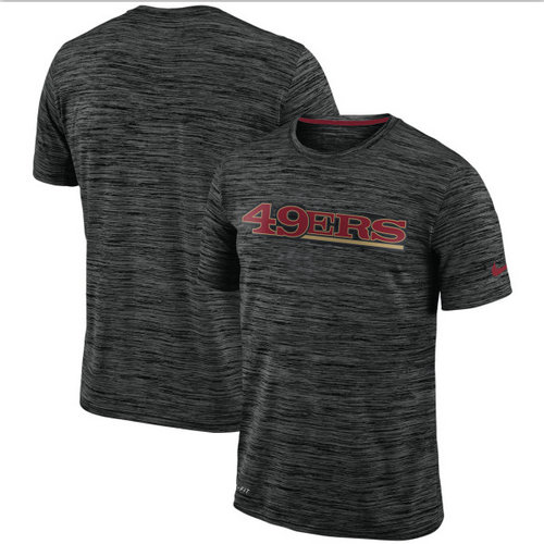Men's San Francisco 49ers Nike Black Velocity Performance T-Shirt