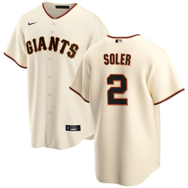 Men's San Francisco Giants #2 Robbie Ray Cream Cool Base Stitched Baseball Jersey
