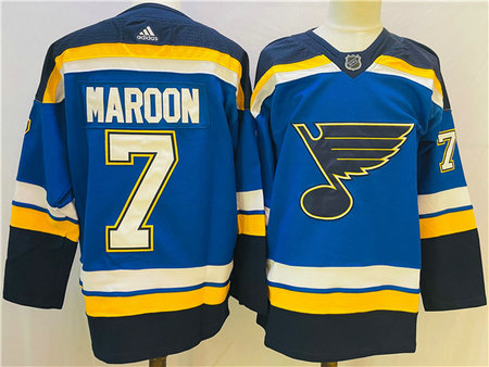 Men's St. Louis Blues #7 Patrick Maroon Blue Winter Classic Stitched Jersey