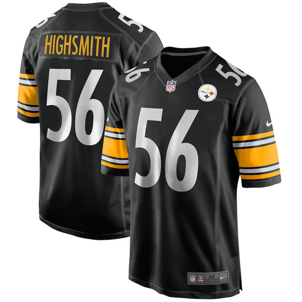 Men's Steelers #56 Highsmith Black Vapor Limited Jersey