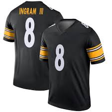 Men's Steelers #8 Ingram III Black Vapor Limited Jersey